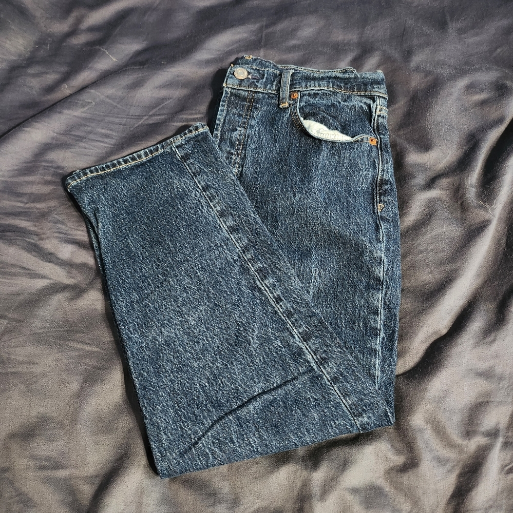 Gap High Rise Cheeky Straight Jeans